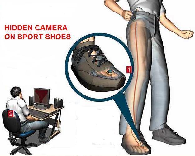 Spy Camera In Sports Shoes 